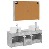 Bathroom Furniture Set 4 pcs Concrete Grey 3406906