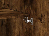 Storage Cabinet Smoked Oak 70x42.5x225 cm Engineered Wood 3281326