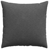 Sofa Pillows 2 pcs Dark Grey 80 x 80 cm Corduroy Fabric 42014076