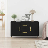 Sideboard Black Oak 100 x 36 x 60 cm Engineered Wood 862956