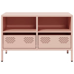 ZNTS TV Cabinet Pink 68x39x43.5 cm Cold-rolled Steel 851317