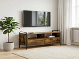 TV Cabinet 99.5 x 33 x 50 cm Smoked Oak Engineered Wood 8013694