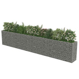 143566 Gabion Raised Bed Galvanised Steel 540x50x100 cm