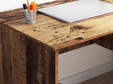 Desk with Drawer Old Wood 90 x 49 x 75 cm Engineered Wood 869272