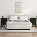Bedside Cabinet 2 pcs Black Oak 42 x 41 x 61 cm Engineered Wood 859481