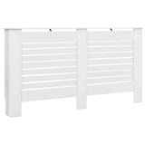 Radiator Covers 2 pcs White 152x19x81.5 cm MDF 3051375