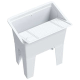 Laundry Tub White 59x41x75 cm Resin 4002799