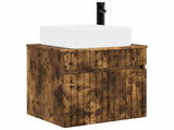 Wall-mounted Sink Vanity Smoked Oak 49 x 41 x 63 cm 890567
