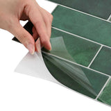 Decorative Stickers 50 pcs Dark Green 29 x 21 cm 42021238