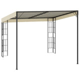 Wall-mounted Gazebo 3x3 m Cream Fabric 47987