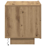 Bedside Cabinet Artisan Oak 70 x 36 x 40.5 cm Engineered Wood 863064
