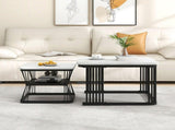 Nest of 2s Square Coffee Coffee Set Nesting Sofa Multi-functional End Side WF308436WAA