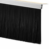 Self-adhesive Door Brush Seals 12 pcs Silver 100 cm 42019483