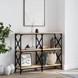 Console Table Sonoma Oak 100x28x80.5 cm Engineered Wood 835420