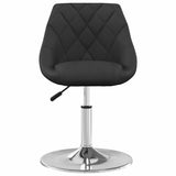 Swivel Dining Chairs 2 pcs Black Velvet 335280