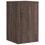 ZNTS Plant Stands 2 pcs Brown Oak 30x30x50 cm Engineered wood 852921