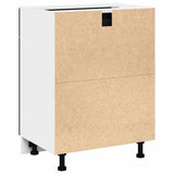 Hanging Cabinet Black Oak 60 x 46 x 81.5 cm Engineered Wood 863267