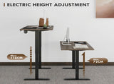 72-116cm Adjustable Electric Standing Desk, with LED Display - Black T3398P329528
