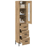 Highboard Artisan Oak 34.5 x 34 x 180 cm Engineered Wood 3416017