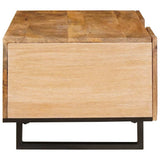 Coffee Table Artisan Oak 100 x 54 x 40 cm Solid Mango Wood 4018056