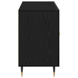 Sideboard Black Oak 100 x 36 x 60 cm Engineered Wood 862956