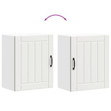 Kitchen Wall Cabinets 2 pcs Lucca White Engineered Wood 853798