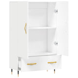 Highboard White 69.5x31x115 cm Engineered Wood 828212
