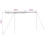 148136 Camper & Caravan Awning 2x2x2,15 m Beige