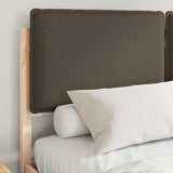 Bed Frame with Upholstered Headboard Taupe 150 x 200 cm 3398122