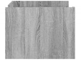 Coffee Table Grey Sonoma 100x50x50 cm Engineered Wood 848365