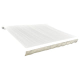 Awning Top Sunshade Canvas Cream 500x300 cm 143704