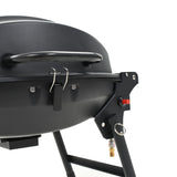 Portable Gas BBQ Grill with Cooking Zone Black 44276