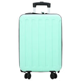 Suitcase Folding Mint green 34 x 23 x 55.5 cm ABS Plastic 42006250