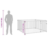 Outdoor Dog Kennel 200x200x100 cm 144489