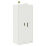 Storage Cabinet White 60 x 40 x 140 cm Steel 891741