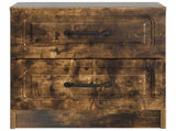 Bedside Cabinet Smoked Oak 43 x 34.5 x 44.5 cm Engineered Wood 895685