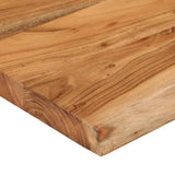 Table Top 90x40x2.5 cm Rectangular Solid Wood Acacia Live Edge 370251