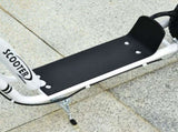 Dual Brakes 12" Metal frame Kick Scooter adjustable black T3398P422456