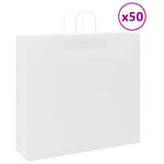 ZNTS Paper Bags 50 pcs with Handles White 54x15x49 cm 4101612