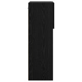 Wall-mounted TV Cabinets 2 pcs Black Oak 40.5 x 30 x 90 cm 882959
