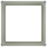 Raised Garden Bed Anthracite 100x100x77 cm Galvanised Steel 45725