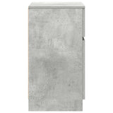 Bedside Cabinet Concrete Grey 39x35x65 cm Engineered Wood 861325