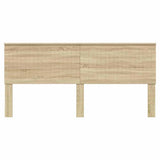 Headboard with Headboard Sonoma Oak 200 cm Engineered wood 887717
