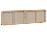 Headboard with Headboard Natural 160 x 55 x 3 cm Rattan 42011565