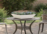 Garden Planter 5 pcs White 50 x 50 x 15 cm Cold-rolled Steel 873827