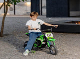 Kids Electric Motorbike, 24V Ride On Motorcycle with 3 Speeds and Rear Suspension, Dirt Bike for T3398P422464