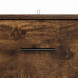 Bedside Cabinet Smoked oak 38 x 38 x 66 cm Engineered wood 883379