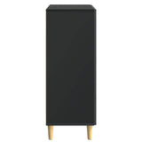 Sideboard Black 66 x 34.5 x 90 cm Engineered Wood 895046