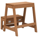 Foldable Step Stool Solid Firwood 315299