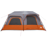 Instant Tent Grey and Orange 10-Person 42017489